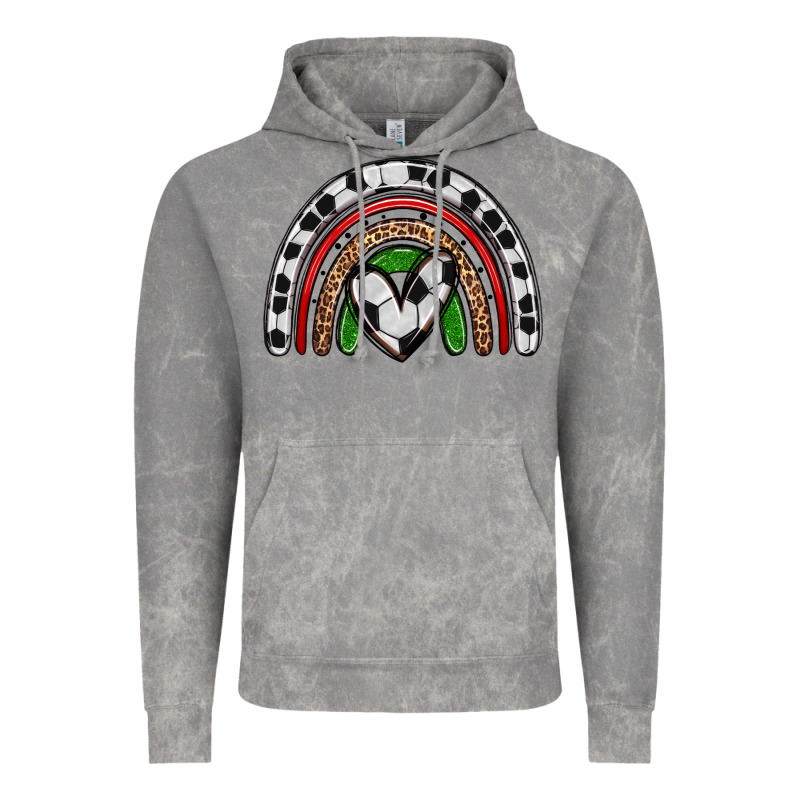 Soccer Rainbow Vintage Hoodie by Zillion Design Studio | Teevron