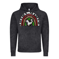 Vintage Black soccer rainbow Vintage Hoodie - Zillion Design Studio