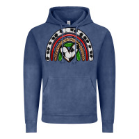 Vintage Denim soccer rainbow Vintage Hoodie - Zillion Design Studio