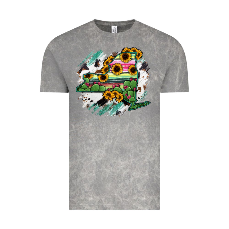 New York State Map Vintage Tee by RanaPortraitStore | Teevron