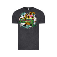 Vintage Black New York State Map Vintage Tee - RanaPortraitStore