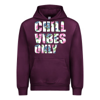 Mauve Wine Chill Vibes Only Urban Hoodie - Bettercallsaul