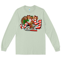 Matcha joy with baseball and christmas gift and candies Long Sleeve Tee - AdoDesignShop