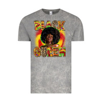 Cloud Rock Black queen juneteenth Vintage Tee - Zillion Design Studio