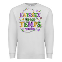 Dove Grey laissez les bon temps rouler Premium Sweatshirt - MaliasSmallBusiness