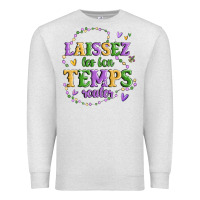 Oatmeal Heather laissez les bon temps rouler Premium Sweatshirt - MaliasSmallBusiness