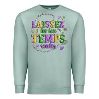 Seafoam laissez les bon temps rouler Premium Sweatshirt - MaliasSmallBusiness