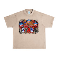French Oak Oh my stars chicken 4th of july Urban Heavy Tee - CowGirlArtShop