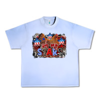 Grape Ice Oh my stars chicken 4th of july Urban Heavy Tee - CowGirlArtShop