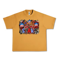 Peanut Butter Oh my stars chicken 4th of july Urban Heavy Tee - CowGirlArtShop