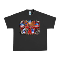 Pigment Black Oh my stars chicken 4th of july Urban Heavy Tee - CowGirlArtShop