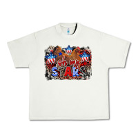 Pistachio Oh my stars chicken 4th of july Urban Heavy Tee - CowGirlArtShop