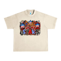Sandshell Oh my stars chicken 4th of july Urban Heavy Tee - CowGirlArtShop