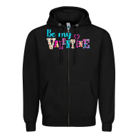 Black be my valentine Zipper Hoodie - AdoDesignShop