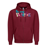 Burgundy be my valentine Zipper Hoodie - AdoDesignShop