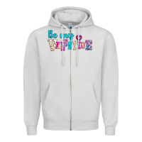 Dove Grey be my valentine Zipper Hoodie - AdoDesignShop