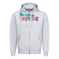Heather Grey be my valentine Zipper Hoodie - AdoDesignShop