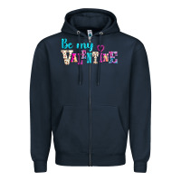 Navy be my valentine Zipper Hoodie - AdoDesignShop