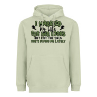 Matcha i married my wife for her looks Heavyweight Hoodie - MaliasSmallBusiness