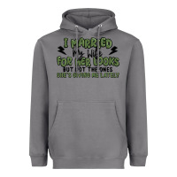 I Married My Wife For Her Looks Heavyweight Hoodie | Teevron