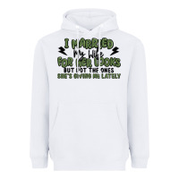 White i married my wife for her looks Heavyweight Hoodie - MaliasSmallBusiness