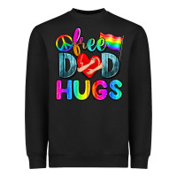 Black free dad hugs Heavyweight Sweatshirt - Zillion Design Studio