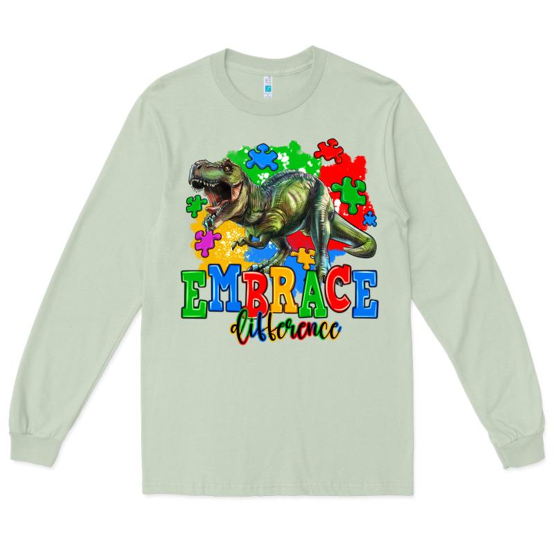 Embrace Difference Long Sleeve Tee by AdoDesignShop | Teevron
