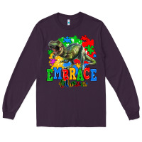 Plum embrace difference Long Sleeve Tee - AdoDesignShop