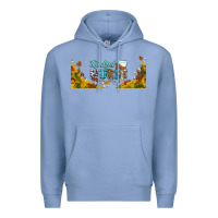 Colony Blue thankful nurse fall libbey glass Premium Hoodie - BundleAndBundleShop