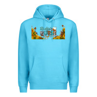 Ocean Blue thankful nurse fall libbey glass Premium Hoodie - BundleAndBundleShop