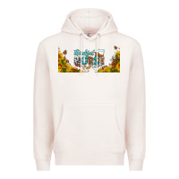 Pale Pink thankful nurse fall libbey glass Premium Hoodie - BundleAndBundleShop