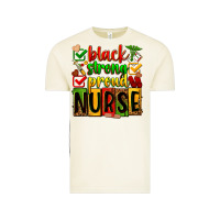 Vintage Arctic Black strong proud Nurse juneteeenth Vintage Tee - Zillion Design Studio