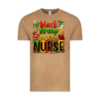 Vintage Camel Black strong proud Nurse juneteeenth Vintage Tee - Zillion Design Studio