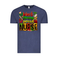 Vintage Denim Black strong proud Nurse juneteeenth Vintage Tee - Zillion Design Studio