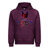 Mauve Wine Chicken Mom Urban Hoodie - Bettercallsaul