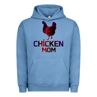 Pigment Pebble Blue Chicken Mom Urban Hoodie - Bettercallsaul