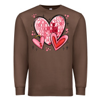 Chestnut valentines hearts Premium Sweatshirt - MaliasSmallBusiness