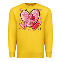 Lemon valentines hearts Premium Sweatshirt - MaliasSmallBusiness