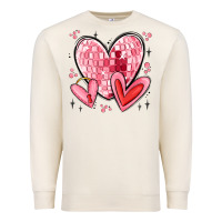 Sandshell valentines hearts Premium Sweatshirt - MaliasSmallBusiness