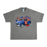 Tornado 4th of July American flag truck Urban Heavy Tee - Neo Western