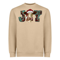 Mushroom christmas joy with heifer cow Heavyweight Sweatshirt - RanaPortraitStore