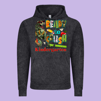 Ready To Crush Kindergarten Vintage Hoodie Designed By Texasbilliewilder