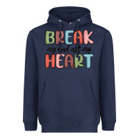 Navy break my bed not my heart Heavyweight Hoodie - MaliasSmallBusiness