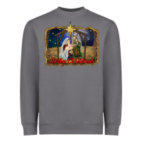 Storm merry christmas holy family Heavyweight Sweatshirt - RanaPortraitStore