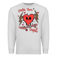 Dove Grey cooler than cupid Premium Sweatshirt - MaliasSmallBusiness