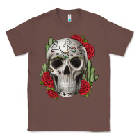 Chestnut skull cactus Classic Tee - JahusDesignShop