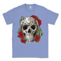 Colony Blue skull cactus Classic Tee - JahusDesignShop
