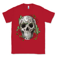 Red skull cactus Classic Tee - JahusDesignShop