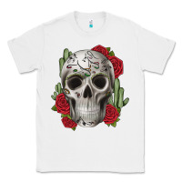 White skull cactus Classic Tee - JahusDesignShop