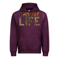 Mauve Wine Choose life Urban Hoodie - Bettercallsaul